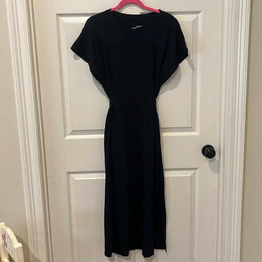 universal thread black causual maxi dress, large